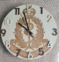 Logo Clock wooden