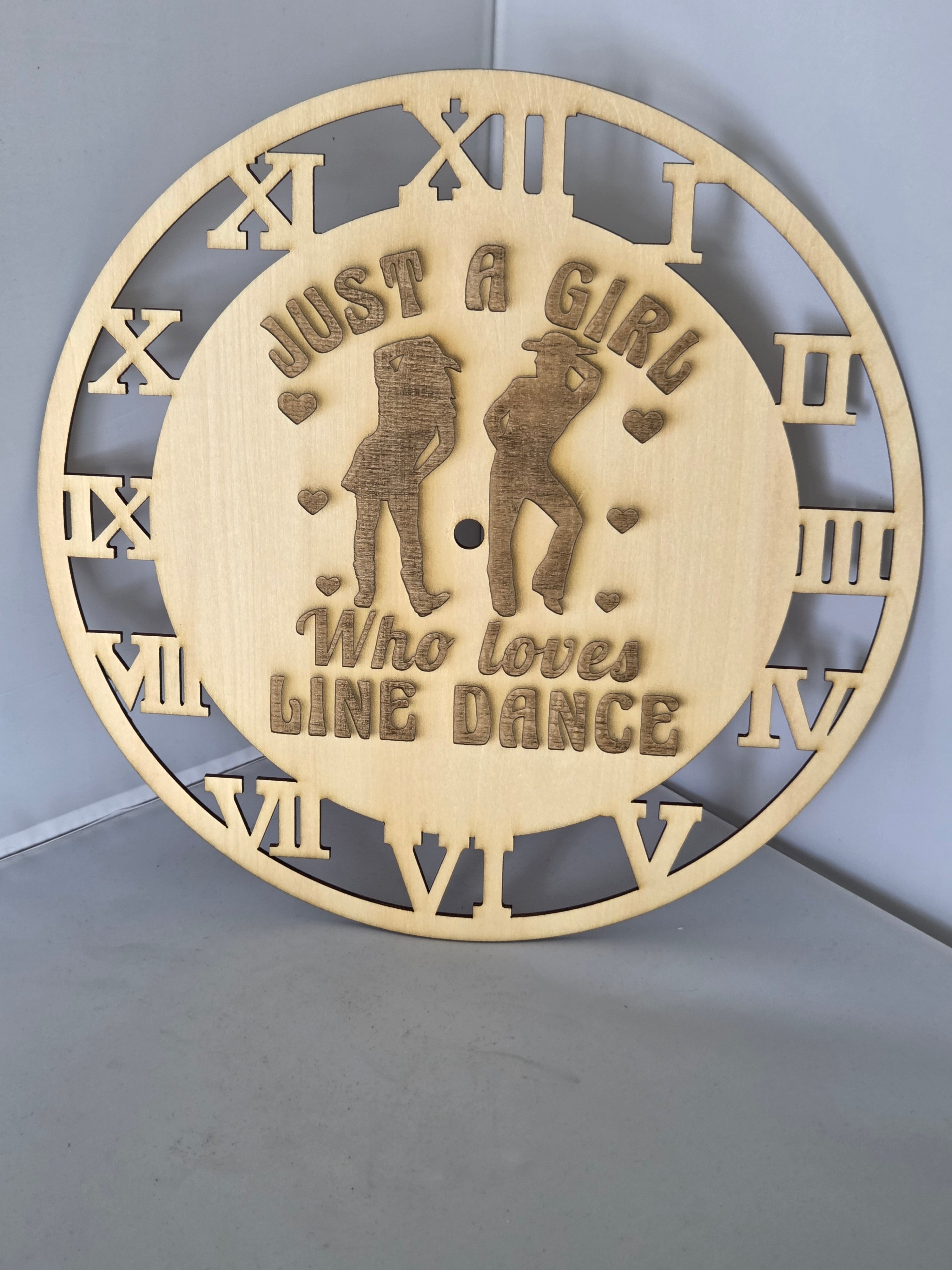 Clock - Just a Girl who loves Line Dance