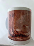 Cream Country Hat and Tan Boots Mug