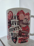 Live Love Country Music Mug