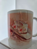 Country Hat with Peach background Mug