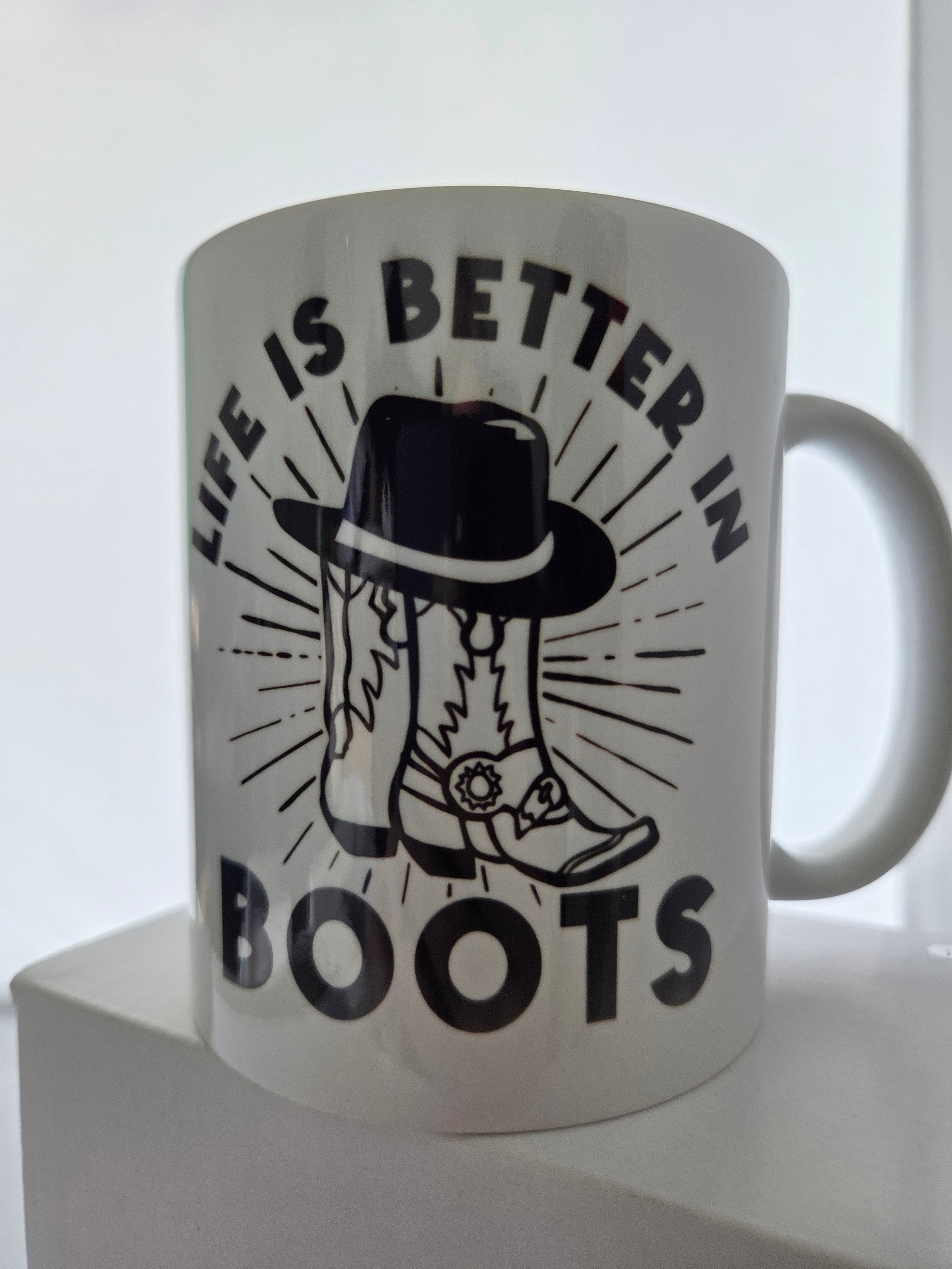 Life is Better in Boots Mug