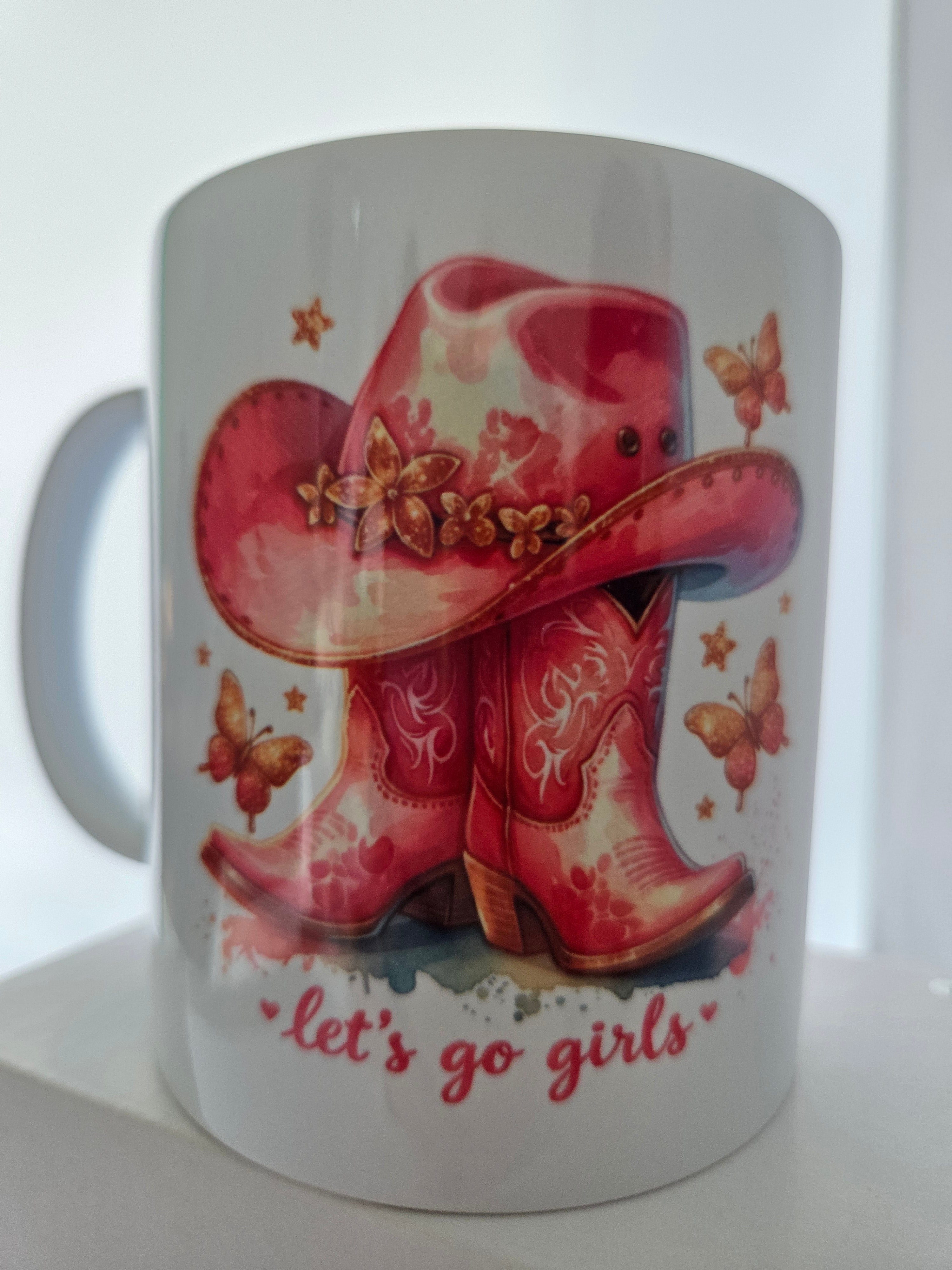 'Let's Go Girls' 11oz mug