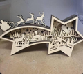 Christmas Scene Shooting Star