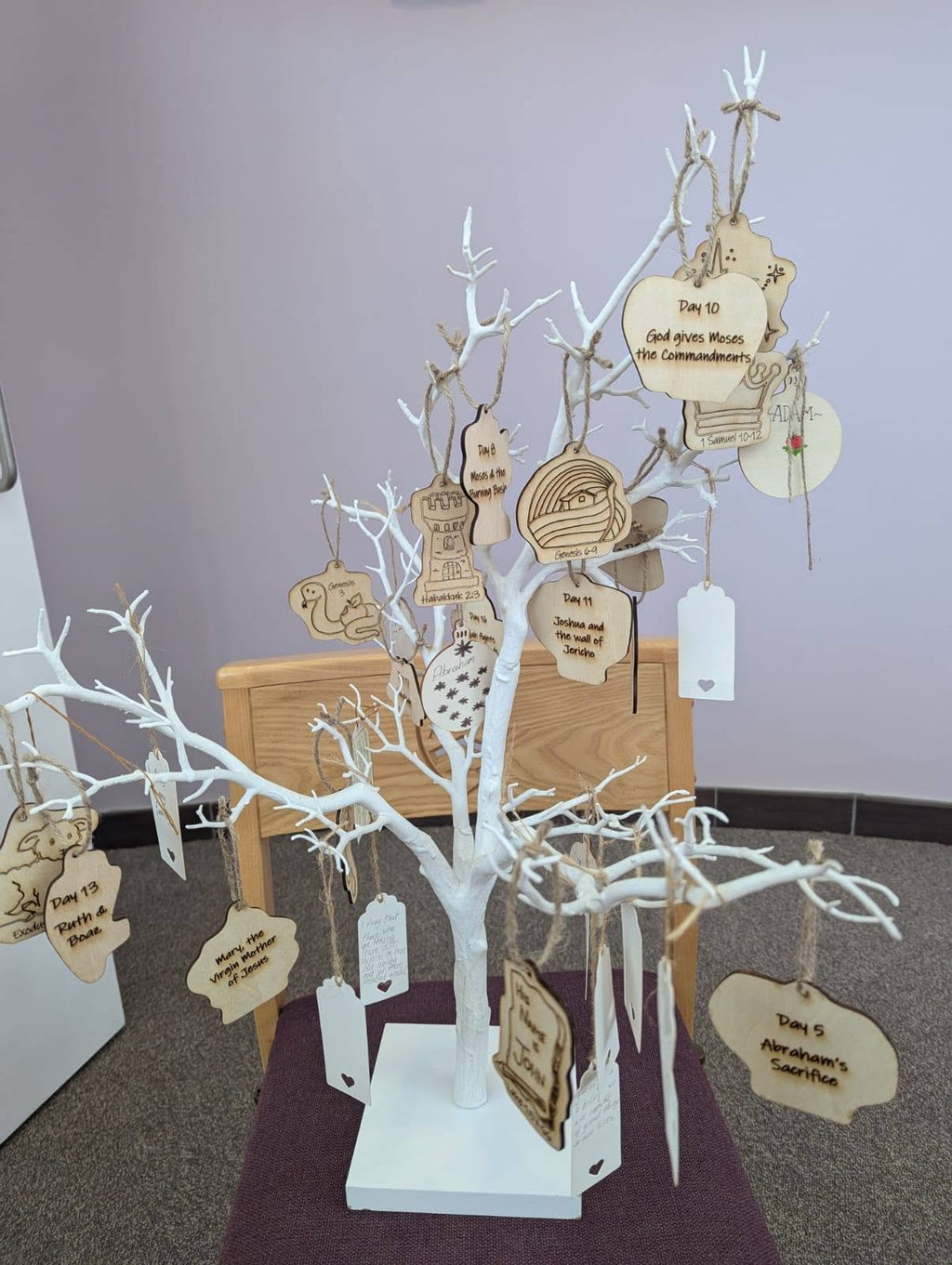 Set of Ornaments for a Jesse Tree