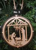 3D Nativity Bauble no.3