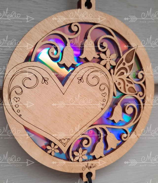 Suncatcher - Memorial Heart