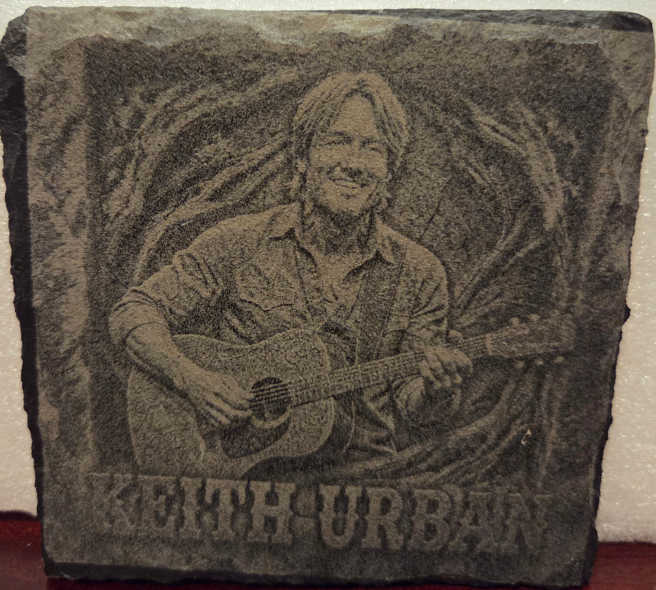 Slate Coaster - Keith Urban