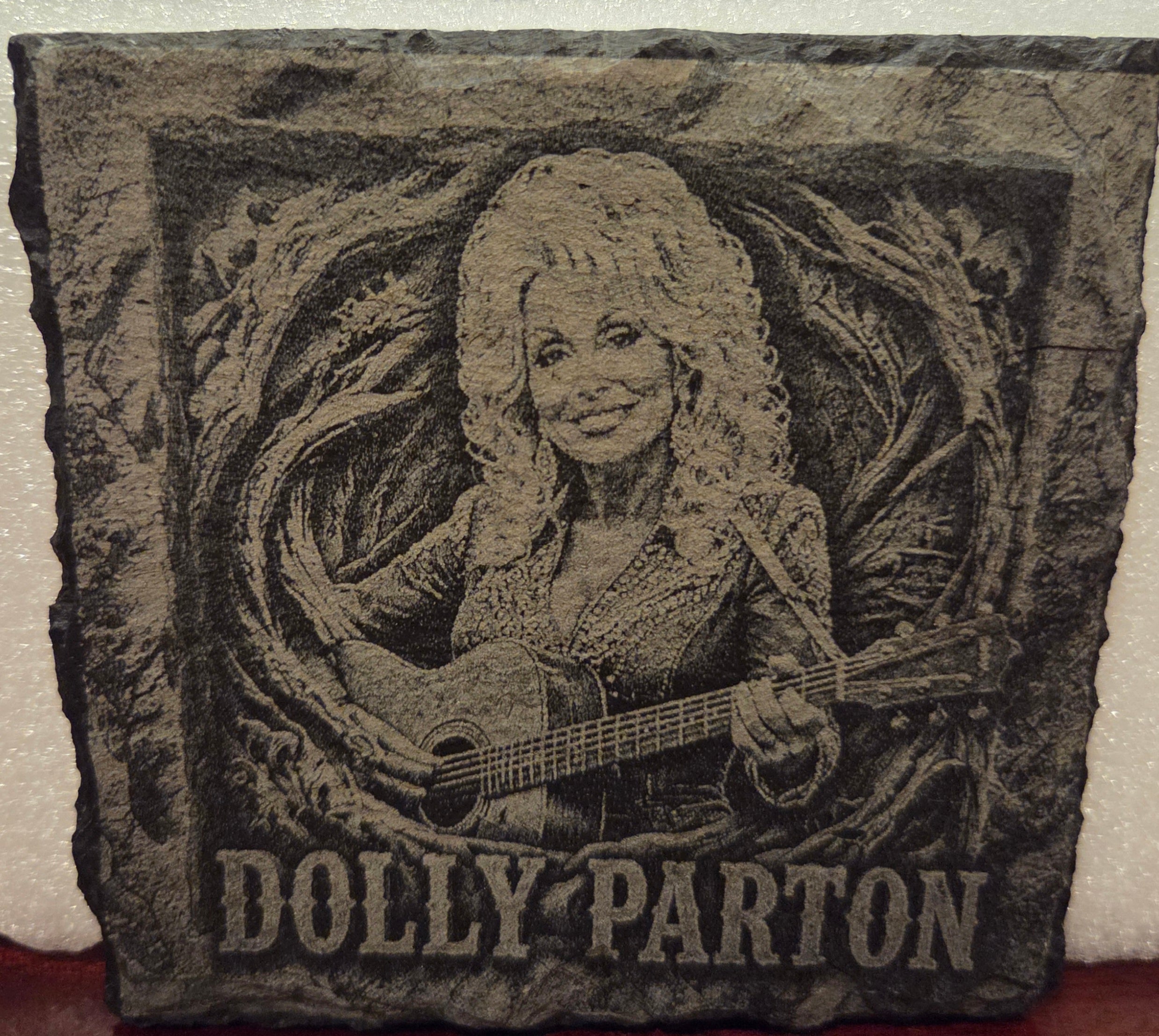 Slate Coaster - Dolly Parton