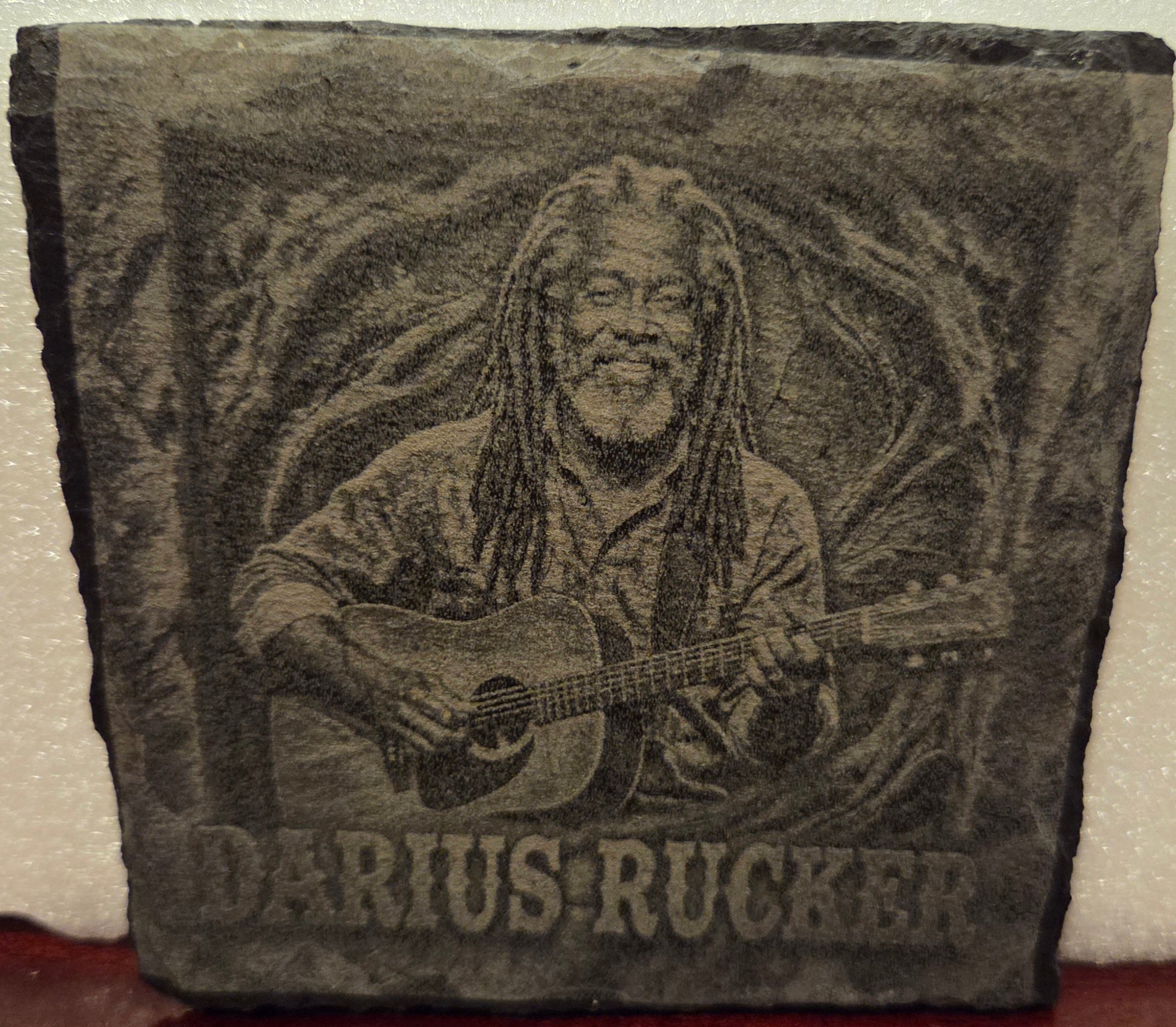 Slate Coaster - Darius Rucker