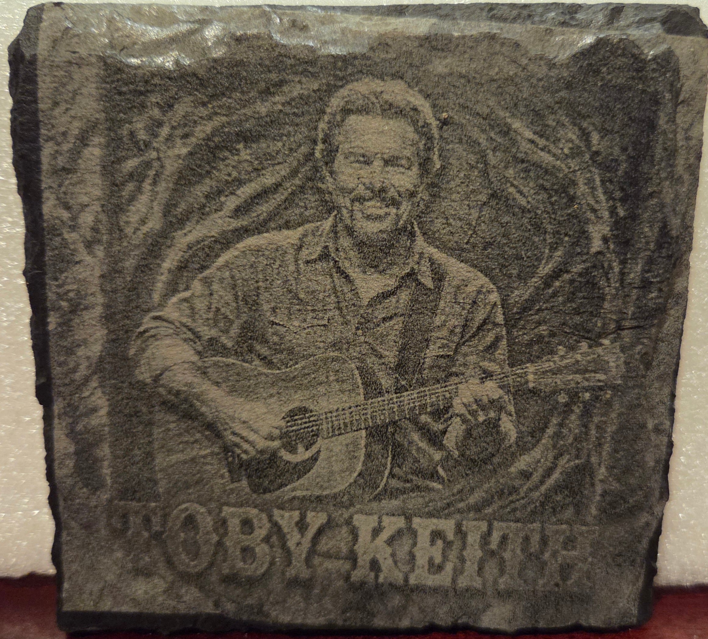 Slate Coaster - Toby Keith